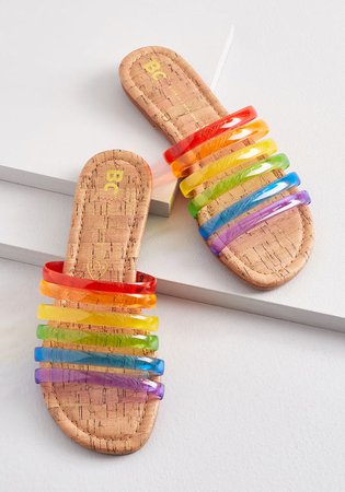 BC Footwear Color Me Casual Sandal in Rainbow Multi | ModCloth