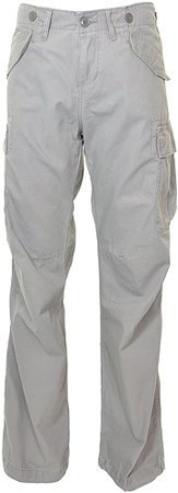 Molecule Women's Jungle Jeans Relaxed Fit Mid Rise Grey Cargo Pants | USA 0/XS (Tag S) Sunset Shadow Grey at Amazon Women's Jeans store