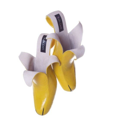 Maximalist Yellow Banana Shoes