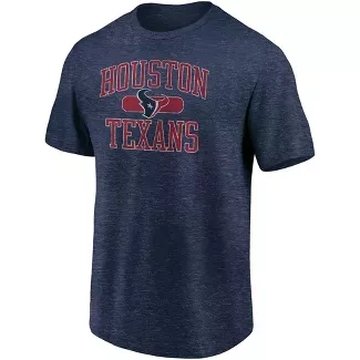 NFL Houston Texans Men's Heather Short Sleeve T-Shirt : Target