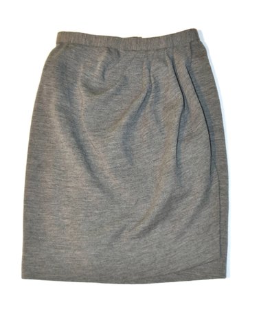 Vintage 1980's Bill Blass Gray Skirt Short Above Knee High | Etsy