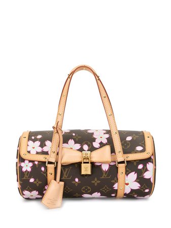 Louis Vuitton x Takashi Murakami 2003 pre-owned Cherry Blossom Monogram Papillon Tote Bag - Farfetch