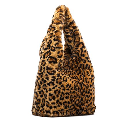 Leopard print fur tote bag ZPIRO_TD | Unisa® 2019