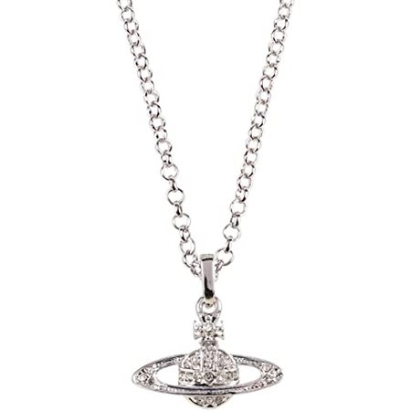 Vivienne Westwood Little Saturn Silver Necklace with Special Packing Box and Paper Bag: Amazon.ca: Jewelry