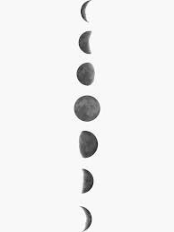 moon phases tattoo drawing - Google Search