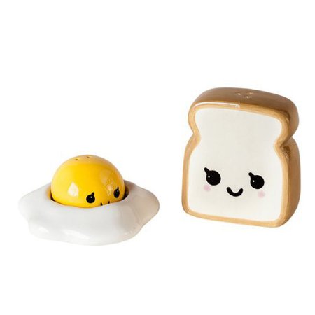 Amazon.com: Ceramic Egg and Toast Salt and Pepper Shakers in Gift Box: Salt And Pepper Mills: Kitchen & Dining