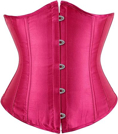 Amazon.com: Kranchungel Underbust Corset Waist Trainer Pink Corsets for Women Plus Size Corset Shapewear X-Large: Clothing, Shoes & Jewelry