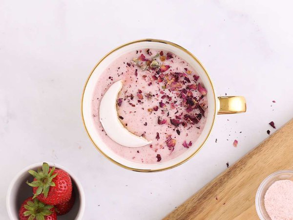 Strawberry Moon Milk Recipe | MilkLife