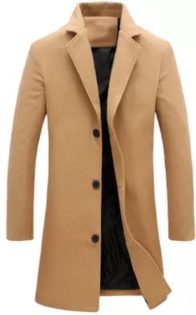 beige overcoat