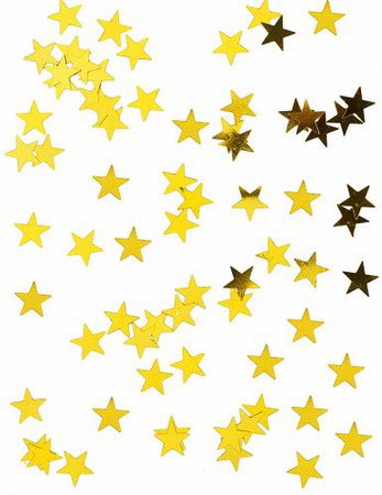 Gold Star Confetti: Decorations,and fancy dress costumes - Vegaoo