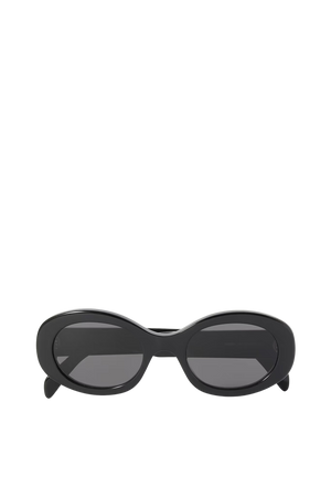 Celine Eyewear Triomphe oval-frame acetate sunglasses