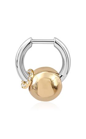 14k Gold Nano Piercing Single Earring By Rainbow K | Moda Operandi