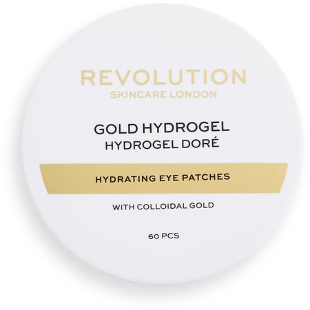 Revolution Skincare Gold Eye Hydrogel Hydrating Eye Patches with Colloidal Gold 40 ml | lyko.com
