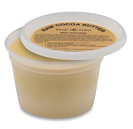 *clipped by @luci-her*  Raw Cocoa Butter – 16 Oz Jar – Golden Fragrance