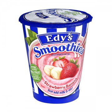 Dreyer's/Edy's Smoothies Frozen Yogurt Smoothie Mix Strawberry Banana - Add Milk » Frozen Foods » General Grocery