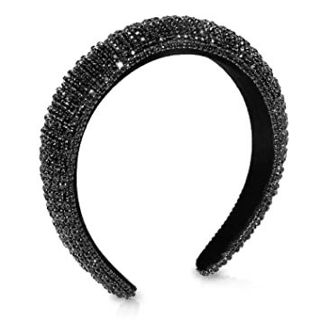 black glitter headband