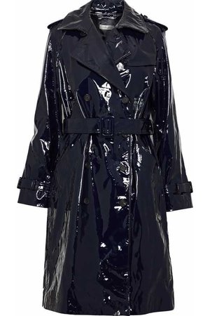 Patent-leather trench coat | DIANE VON FURSTENBERG | Sale up to 70% off | THE OUTNET