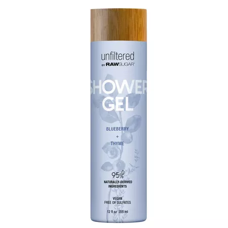 Unfiltered By Raw Sugar Blueberry And Thyme Shower Gel - 12 Fl Oz : Target