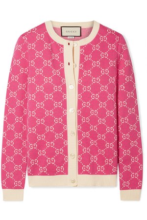 Gucci | Cotton-jacquard cardigan | NET-A-PORTER.COM