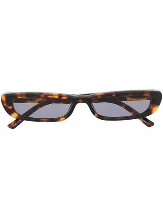 The Attico Thea rectangle-frame Sunglasses - Farfetch