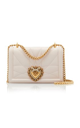 Embellished Quilted Leather Shoulder Bag by Dolce & Gabbana | Moda Operandi