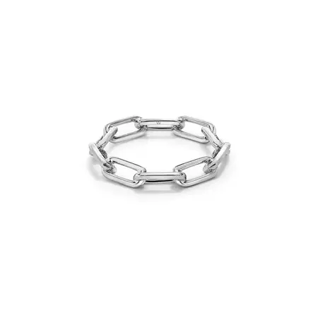 SAXON STERLING SILVER CHAIN LINK RING – Walters Faith