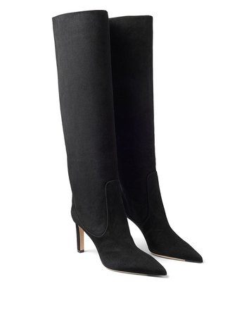 Jimmy Choo Pointed Toe Leather Boots - Farfetch