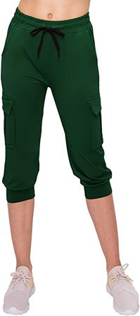 ALWAYS Women Jogger Sweatpants - Premium Soft Stretch Lightweight Drawstrings Pants with Pork Chop Pockets White 2XL at Amazon Women’s Clothing store