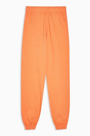 Orange Fluorescent Sweatpants | Topshop