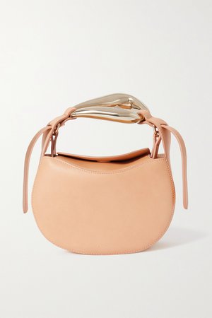 Beige Kiss small leather tote | Chloé | NET-A-PORTER