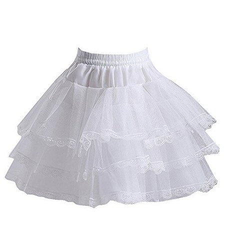 White petticoat skirt