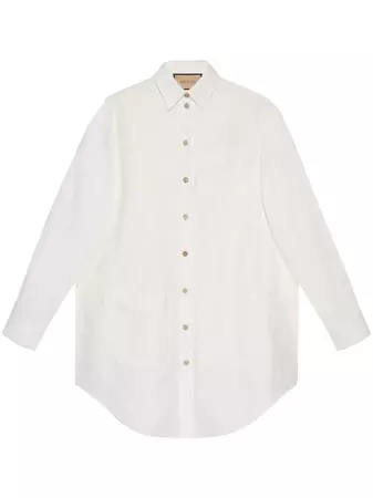 Gucci button-up Cotton Shirt - Farfetch