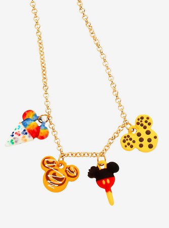 Disney Mickey Mouse Desserts Multi-Charm Necklace - BoxLunch Exclusive