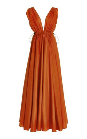Waterfall Nylon Maxi Dress By Staud | Moda Operandi
