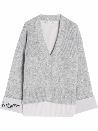 Shop Off-White Arrows Languid cardigan with Express Delivery - FARFETCH
