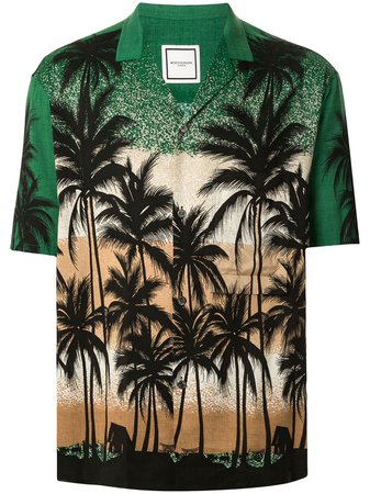 Wooyoungmi tropical-print short-sleeved Shirt - Farfetch