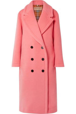 Burberry | Oversized double-breasted wool and cashmere-blend coat | NET-A-PORTER.COM