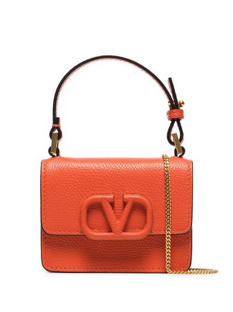 Shop orange Valentino Garavani VSLING leather mini bag with Express Delivery - Farfetch