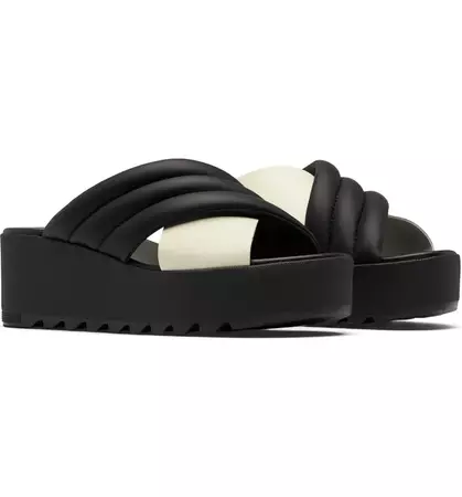 SOREL Cameron Puff Flatform Slide Sandal (Women) | Nordstrom