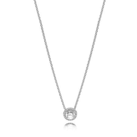 Classic Elegance Necklace, Clear CZ | PANDORA Jewelry US