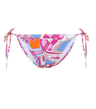 Printed Triangle Bikini Top - Emilio Pucci Beach | Mytheresa