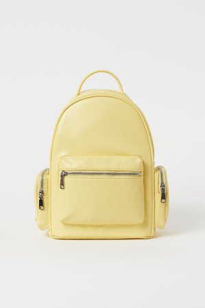 Small Backpack - Light yellow - Ladies | H&M US