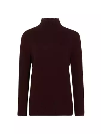 Shop Vince Wool & Cashmere Mock Turtleneck Sweater | Saks Fifth Avenue