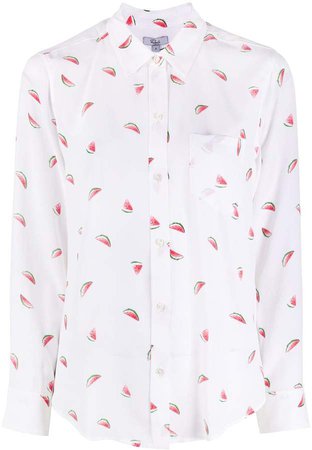 Kate watermelon print silk shirt