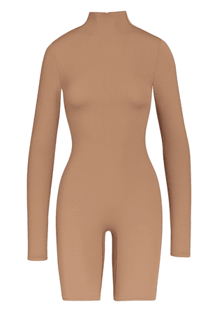 brown beige tan bodysuit