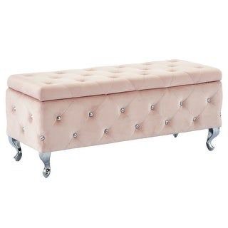 pink ottoman furniture