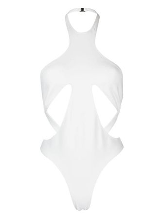 Mugler white bodysuit
