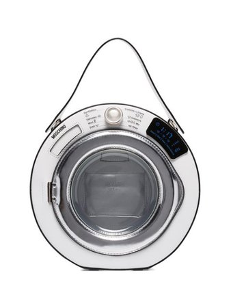 Moschino Washing Machine Round Leather Tote Bag | Farfetch.com
