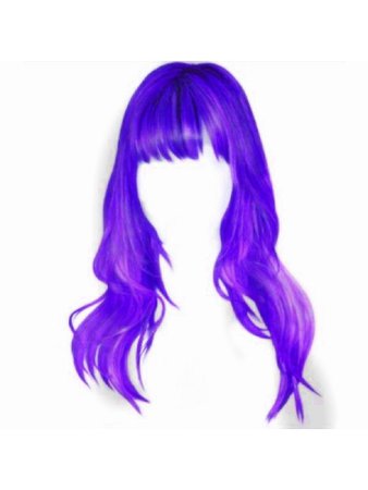 Purple Hair with Bangs png