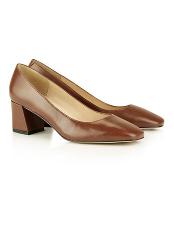 Heels, porcini, dark brown | MADELEINE Fashion